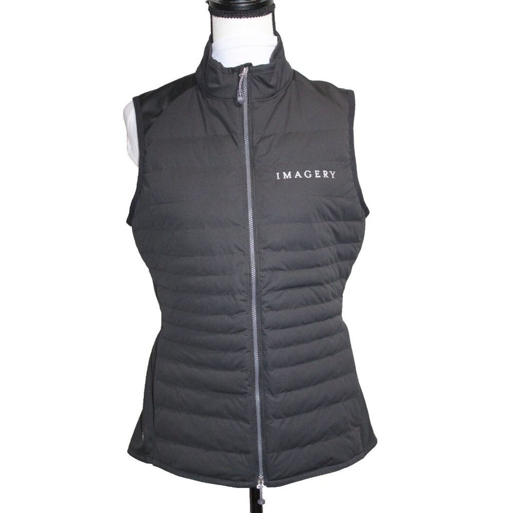 Peter Millar Black Quilted Vest